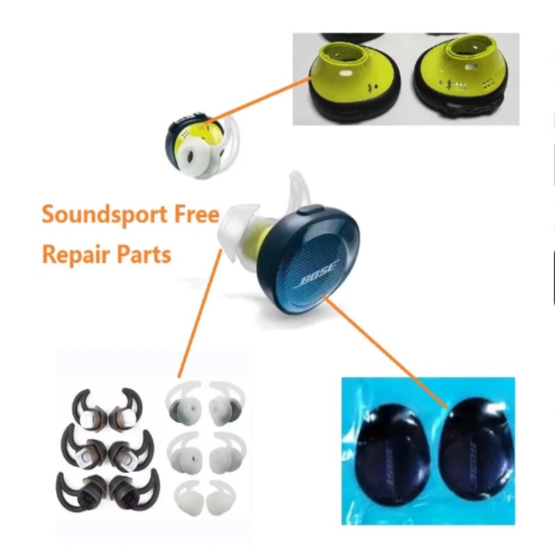อะไหล่ซ่อมใหม่สําหรับ Bose SoundSport ฟรีหูฟังกีฬาชุดหูฟังกันน้ําไร้สายบลูทูธหูฟังควบคุมเสียง