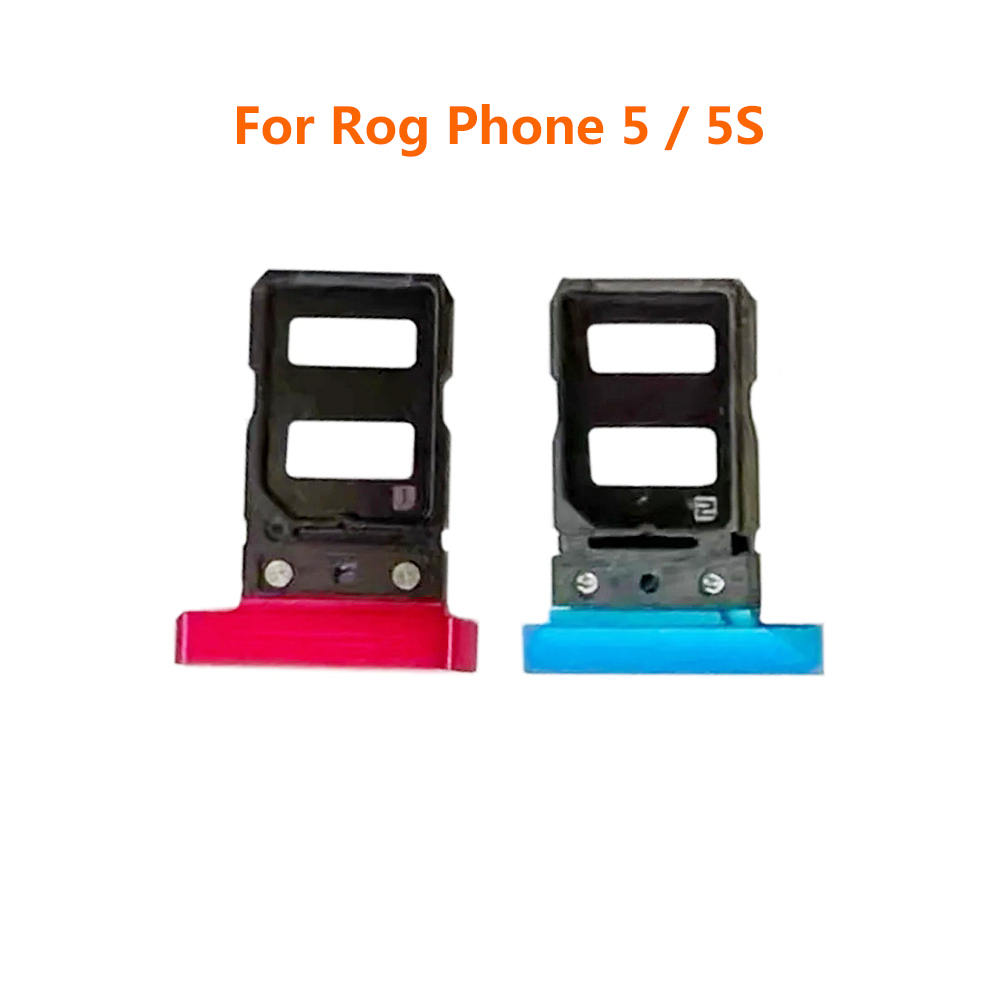 อะไหล่ถาดซิมการ์ด ช่องใส่ซิมการ์ด แบบเปลี่ยน สําหรับ ASUS ROG Phone 5 5S ROG5S ZS676KS ROG5 ZS673KS