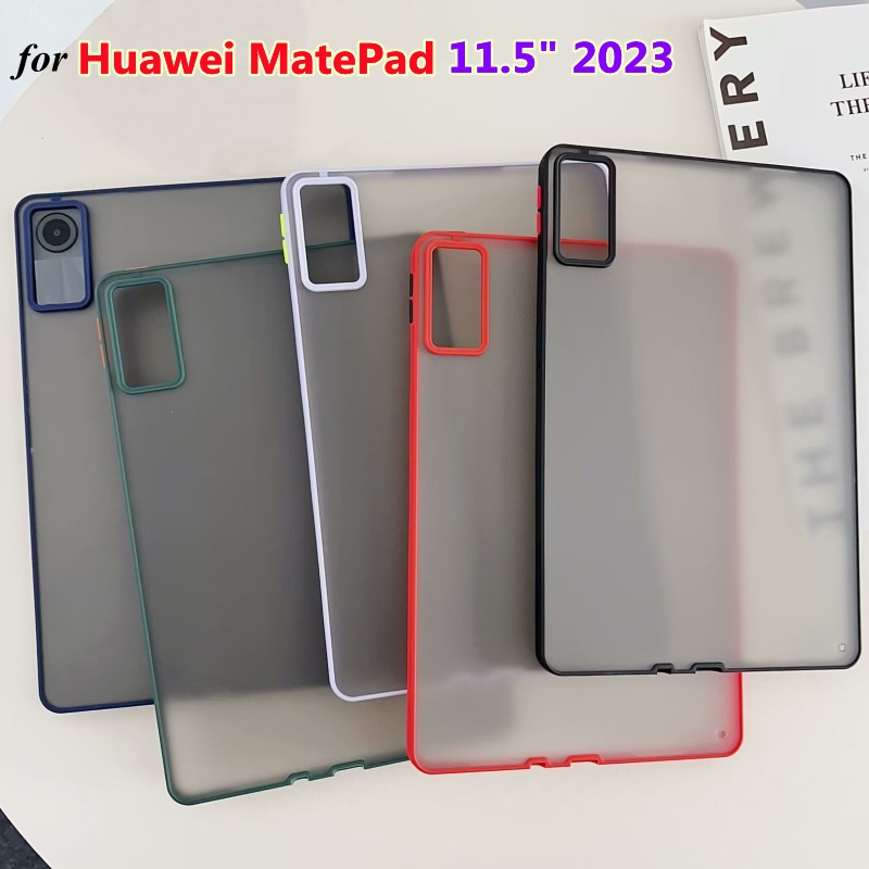 สําหรับHUAWEI MatePad 11.5 2023 แท็บเล็ต 11.5 นิ้วแท็บเล็ตกันกระแทกป้องกันกรณีกลับMatteโปร่งใส 11.5"