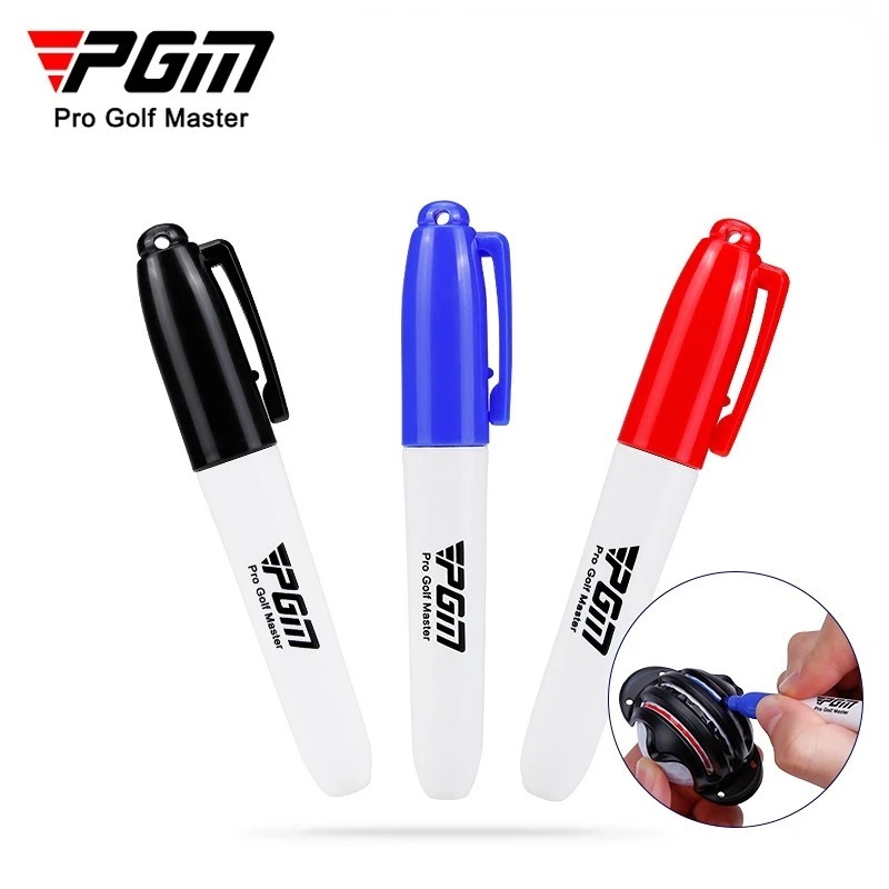 PGM ZP034 ปากกามาร์กเกอร์พิเศษสำหรับกอล์ฟกันน้ำไม่ง่ายที่จะจางหายและง่ายต่อการพกพา