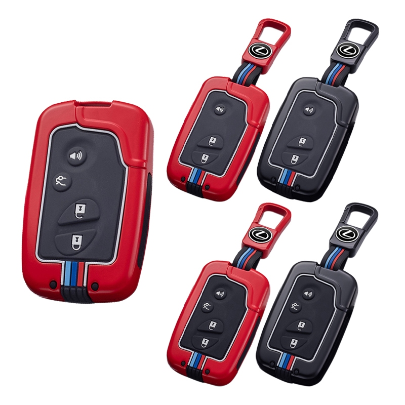 [ของขวัญระดับไฮเอนด์] 3/4 ปุ่ม Lexus Smart Key Cover Case พวงกุญแจสําหรับ Lexus CT200H GX400 RX350 IS250 IS300C RX270 ES240 ES350