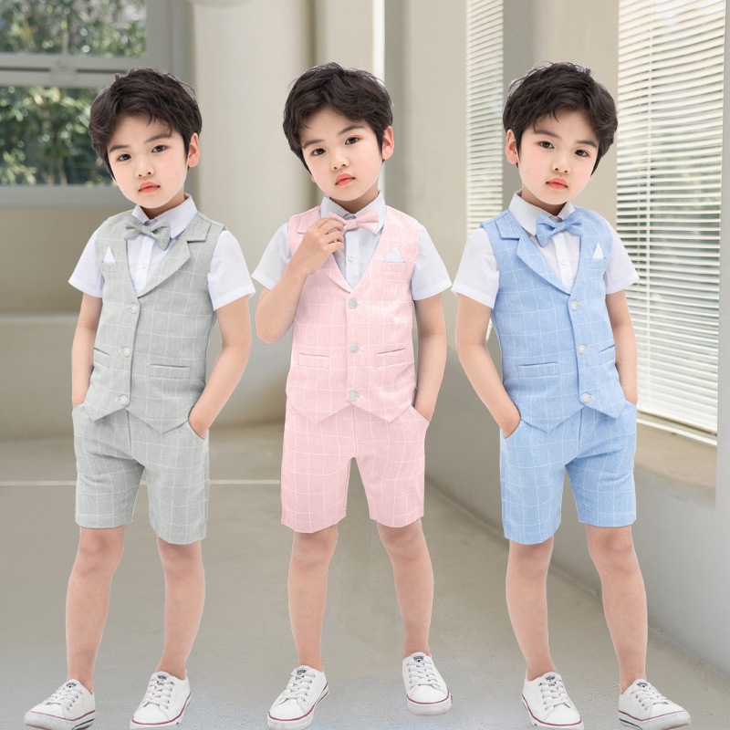 ชุดสูทเด็กผู้ชาย เครื่องแต่งกาย ชุดสูทเด็ก ชุดสูทเด็กชาย ชุดออกงานเด็ก (3 ชิ้น) ครบชุดlzboi_22.th