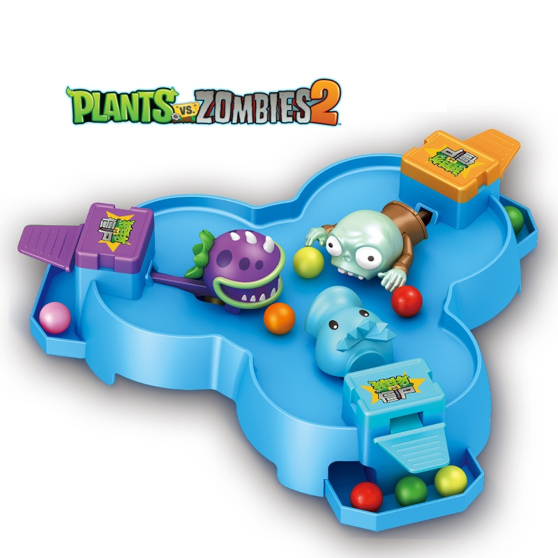 [พร้อมส่ง] แพลนท์เทียบกับ Zombies เกมกระดานปริศนา รูปกบ Pac-Man 2 คน 3 คน สําหรับครอบครัว