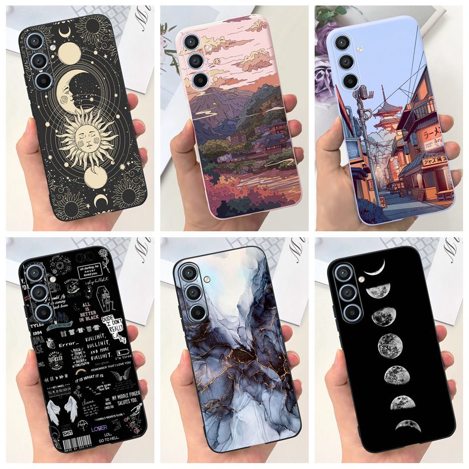 เคสโทรศัพท์ ซิลิโคนนิ่ม แบบป้องกัน ลายแฟชั่น สําหรับ Samsung Galaxy A24 4G A34 A54 5G A54 SM-A546B