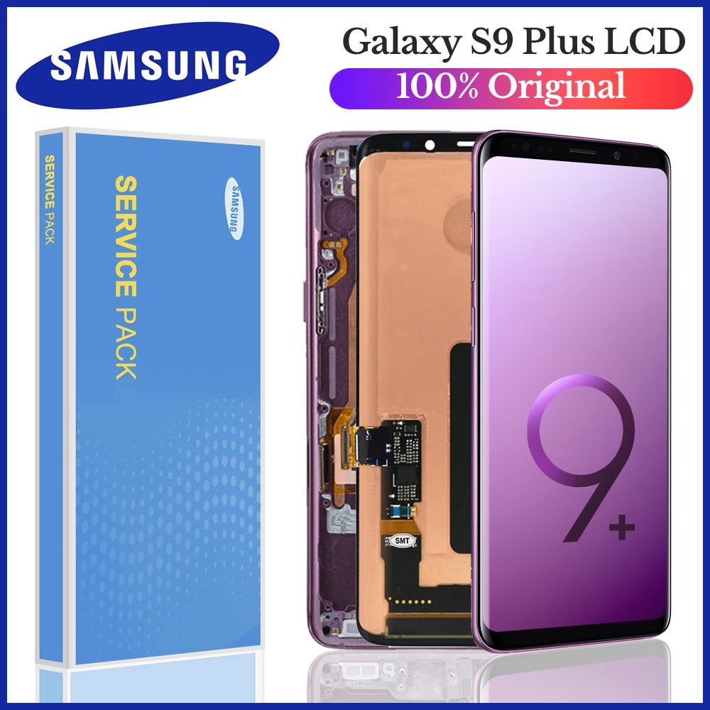 Samsung Galaxy S9 Plus G965F จอแสดงผล LCD หน้าจอสัมผัสสําหรับ SM-G965F G965U 965W เปลี่ยนดิจิตอล