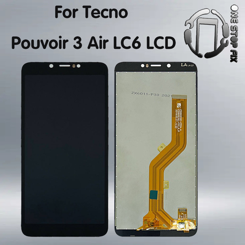 LCD สําหรับ Tecno Pouvoir 3 Air LC6 หน้าจอสัมผัส Digitizer แผงประกอบเปลี่ยน