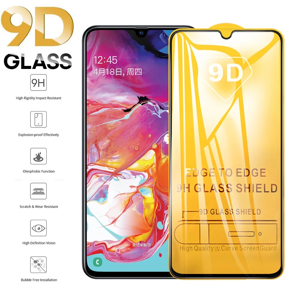 กระจกนิรภัยสําหรับ Xiaomi Poco C75 C65 C55 C51 C50 C40 C31 C3 โทรศัพท์ฟิล์มหน้าจอฝาครอบป้องกันเต็มรูปแบบ