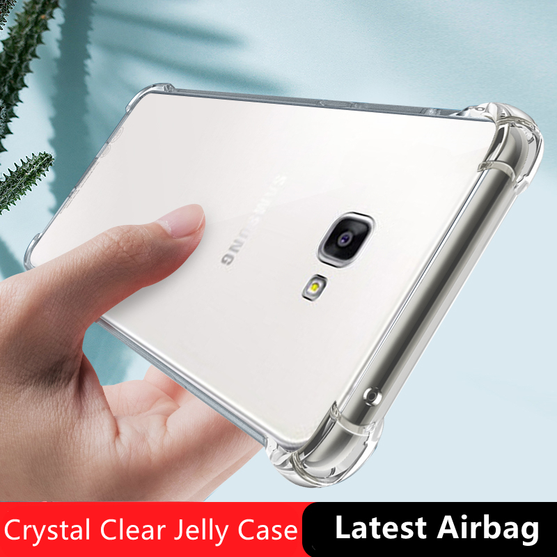 Crystal Clear สําหรับ Samsung Galaxy J4 Plus J4+ 6.0 นิ้ว SM-J415F J415G J415N J415FN ยางนุ่มเจล Jel