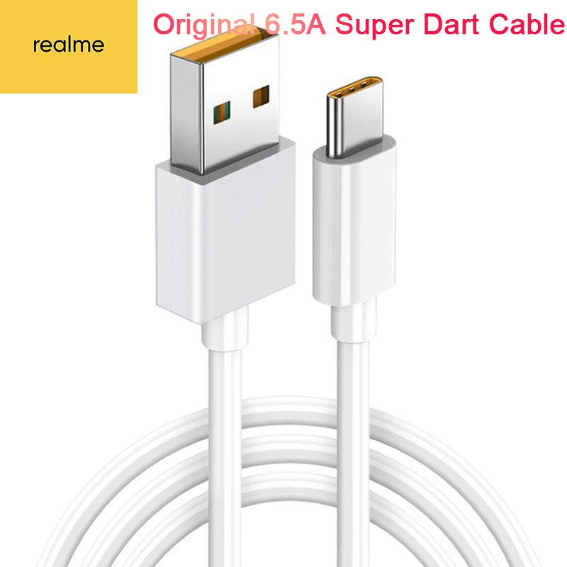 ของแท้ สายชาร์จ USB Type C 6.5A 65W 100 ซม. ชาร์จเร็ว สําหรับ Realme GT GT2 GTneo Flash GTneo2T OPPO Find Reno6 Reno 7 ACE ACE2