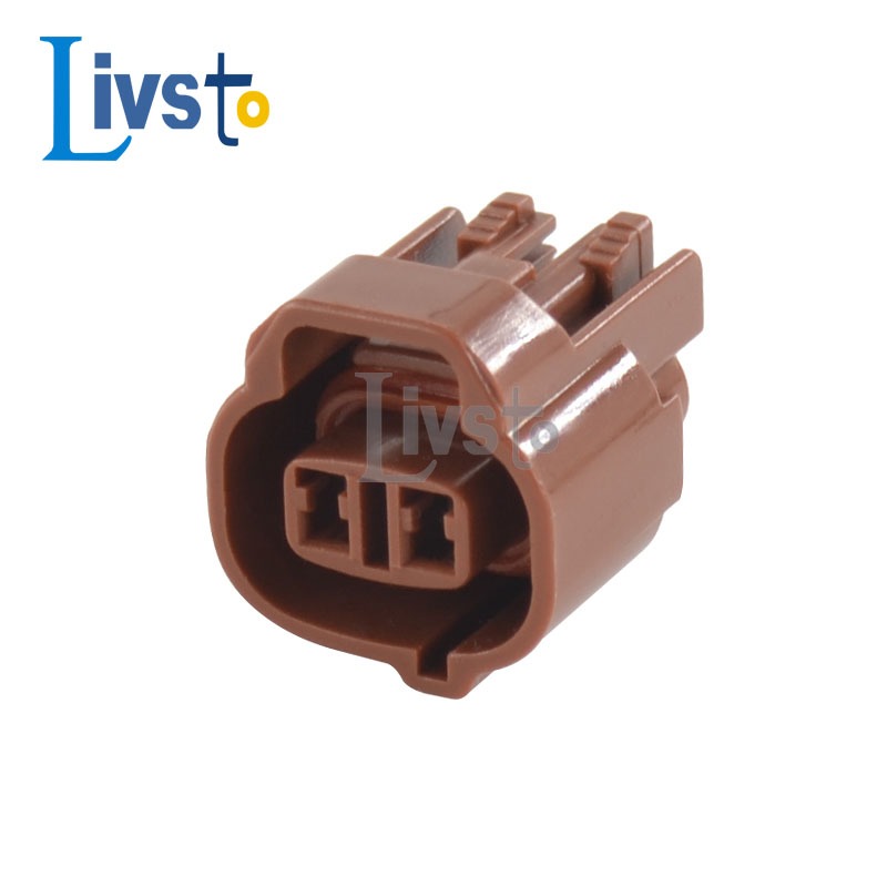 1 ชุด 2 Pin สีน้ําตาลหญิงหัวฉีด Connector กันน้ําอัตโนมัติ 6189-0033 DJ7025-21 G77