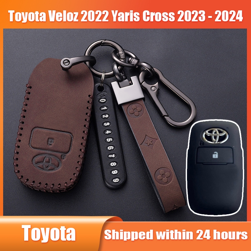 ปลอกกุญแจ For Toyota Veloz 2022 Yaris Cross 2023 - 2024 พวงกุญแจรถยนต์