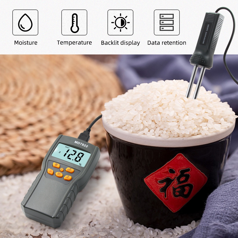 YIERYI MD7822 Digital Grain Moisture Analyzer สําหรับ รูปที่ 3