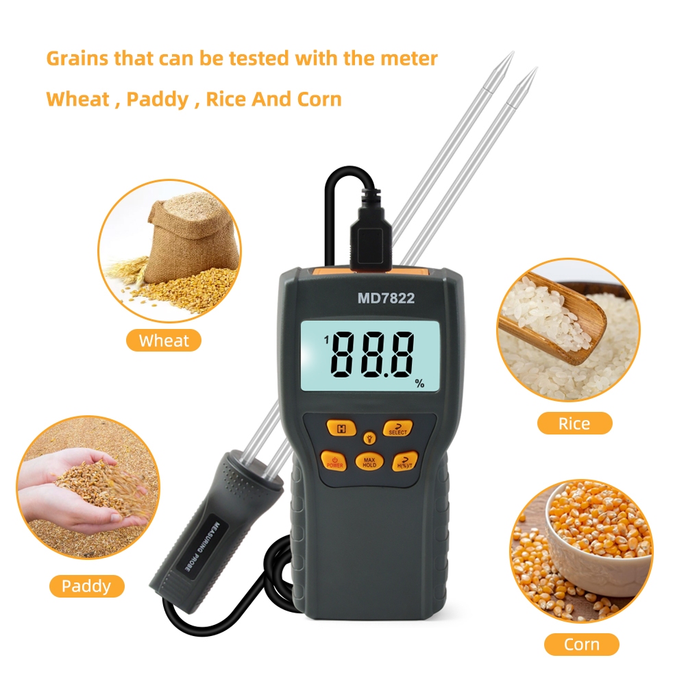 YIERYI MD7822 Digital Grain Moisture Analyzer สําหรับ รูปที่ 8