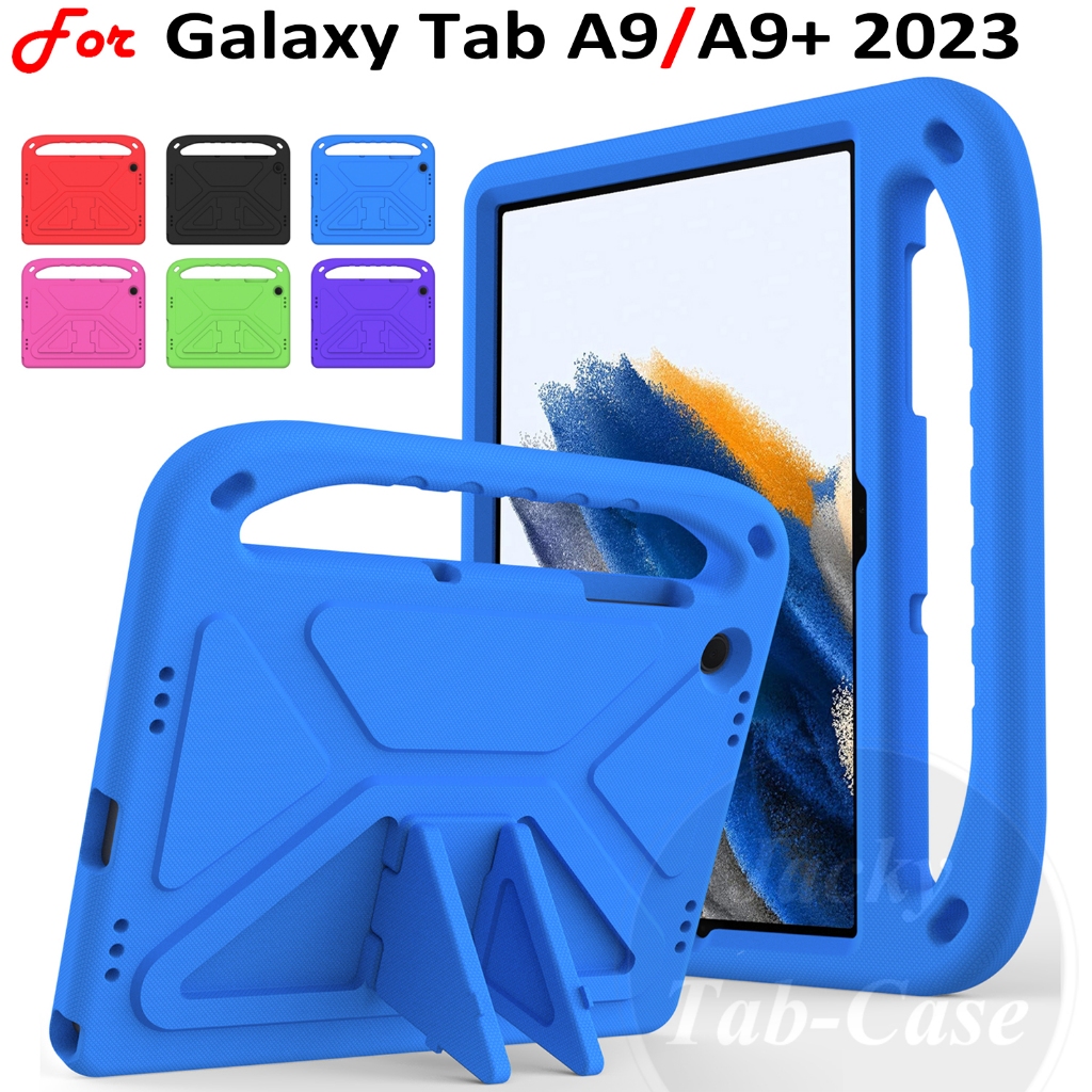 เคส EVA กันกระแทก พร้อมที่จับ เป็นมิตรกับเด็ก สําหรับ Samsung Galaxy Tab A9 2023 8.7 นิ้ว SM-X110 SM