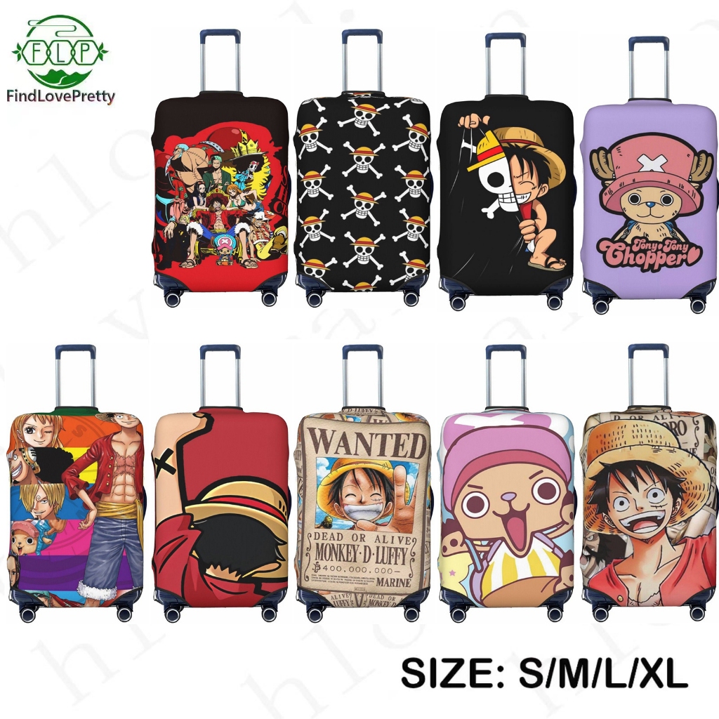 【พร้อมส่ง】ผ้าคลุมกระเป๋าเดินทาง แบบยืดหยุ่น ซักทําความสะอาดได้ สําหรับ One Piece 18-32 นิ้ว