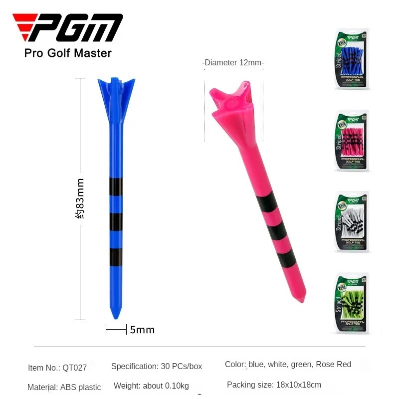 PGM QT027 Golf Tee โลโก้ลิมิเต็ด 83 มม. ทีออฟไม้ยาว 30 ชิ้น/กล่อง ราคา ถูกที่สุด ดีลบีเคเค แกลเลอรีภาพที่ 3