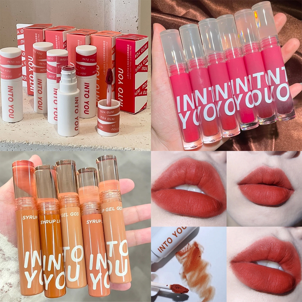 INTO YOU Heroine ลิปกลอส เนื้อแมตต์ กํามะหยี่ ลิปสติก ลิปกลอส