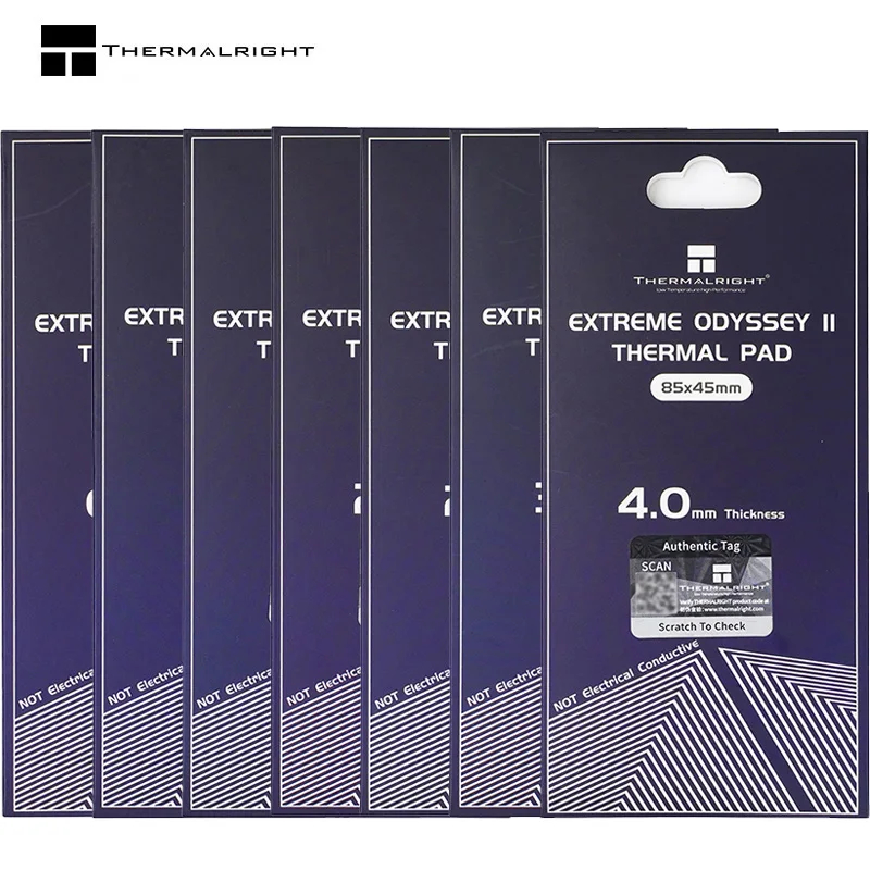 Thermalright EXTREME ODYSSEY II Thermal Pad,14.8w/mk,85x45MM สําหรับชิปรวม,Graphics Card Video Memor