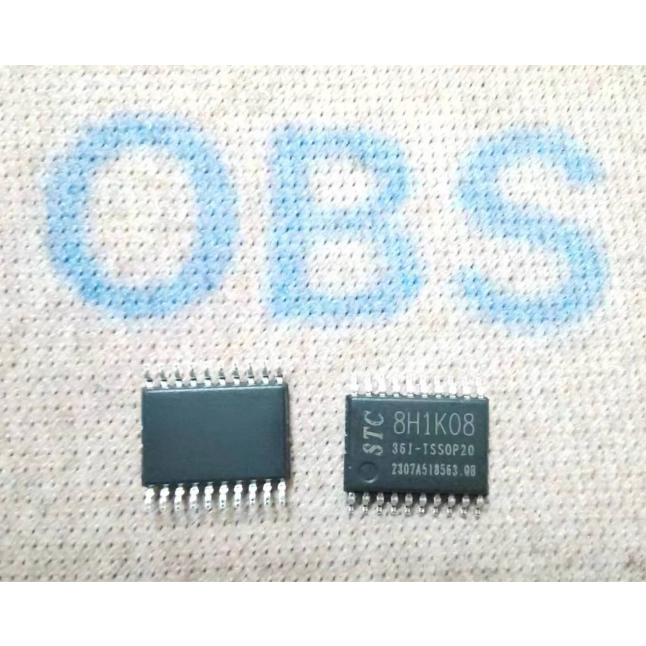 ((10 ชิ้น) STC8H1K08-36I-TSSOP20 8H1K08 8H1K08-36I-Enhanced 1T 8051 ไมโครคอนโทรลเลอร์ MCU