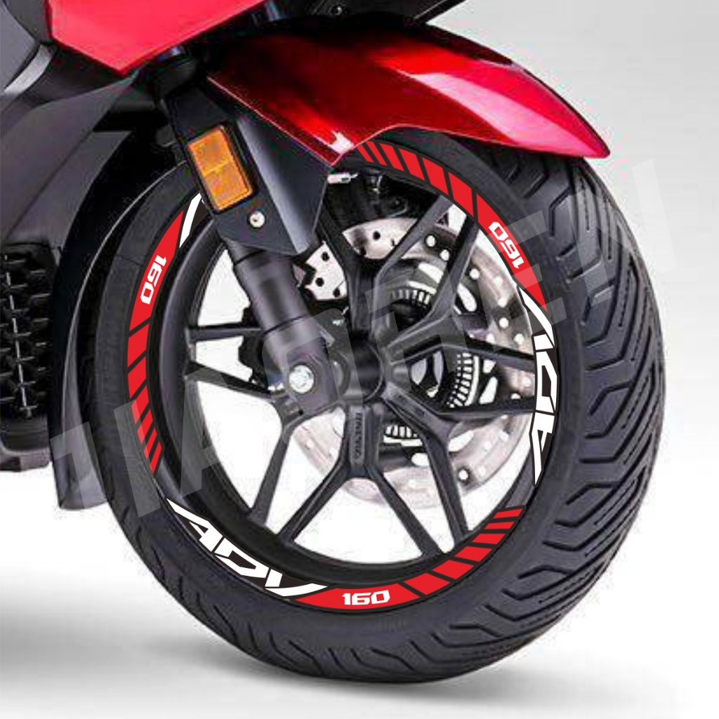 สติ๊กเกอร์ล้อ adv160 สติ๊กเกอร์ adv150 สติ๊กเกอร์ติดขอบล้อ