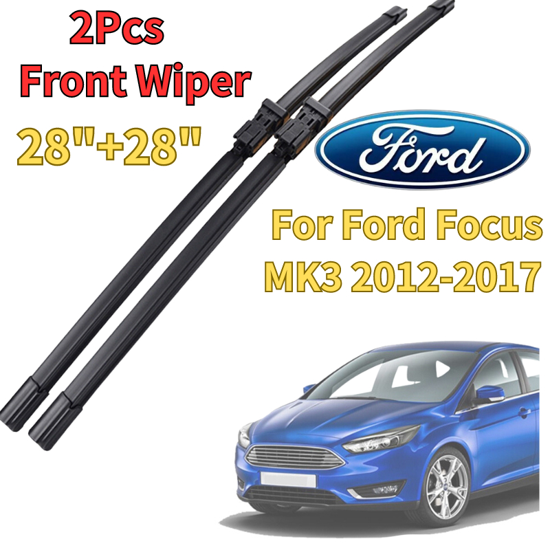 ชุดใบปัดน้ําฝนกระจกหน้า ซิลิโคน สําหรับ Peugeot 408 308 Ford S-Max Galaxy (30 นิ้ว + 26 นิ้ว) 2 ชิ้น