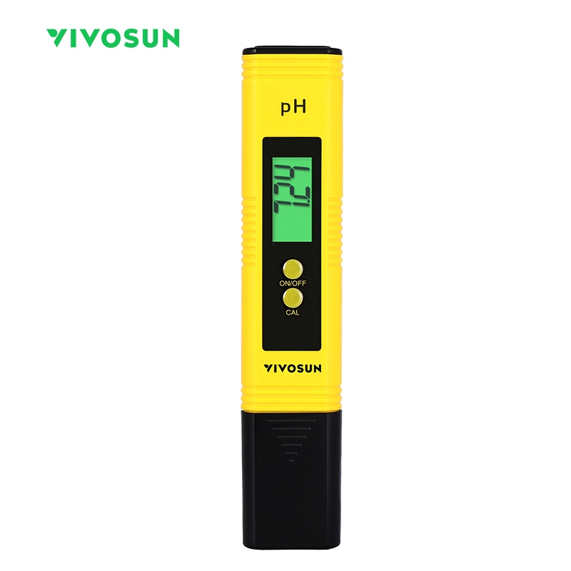 VIVOSUN ปากกามาร์คเกอร์ดิจิตอล PH เมตรเมตรปากกาคุณภาพน้ำสำหรับพิพิธภัณฑ์สัตว์น้ำดื่มน้ำ