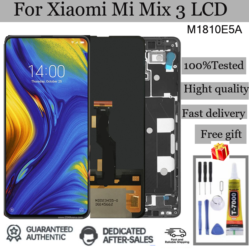 หน้าจอสัมผัสดิจิทัล LCD แบบประกอบเอง สําหรับ Xiaomi Mi Mix 3 Mi MIX3