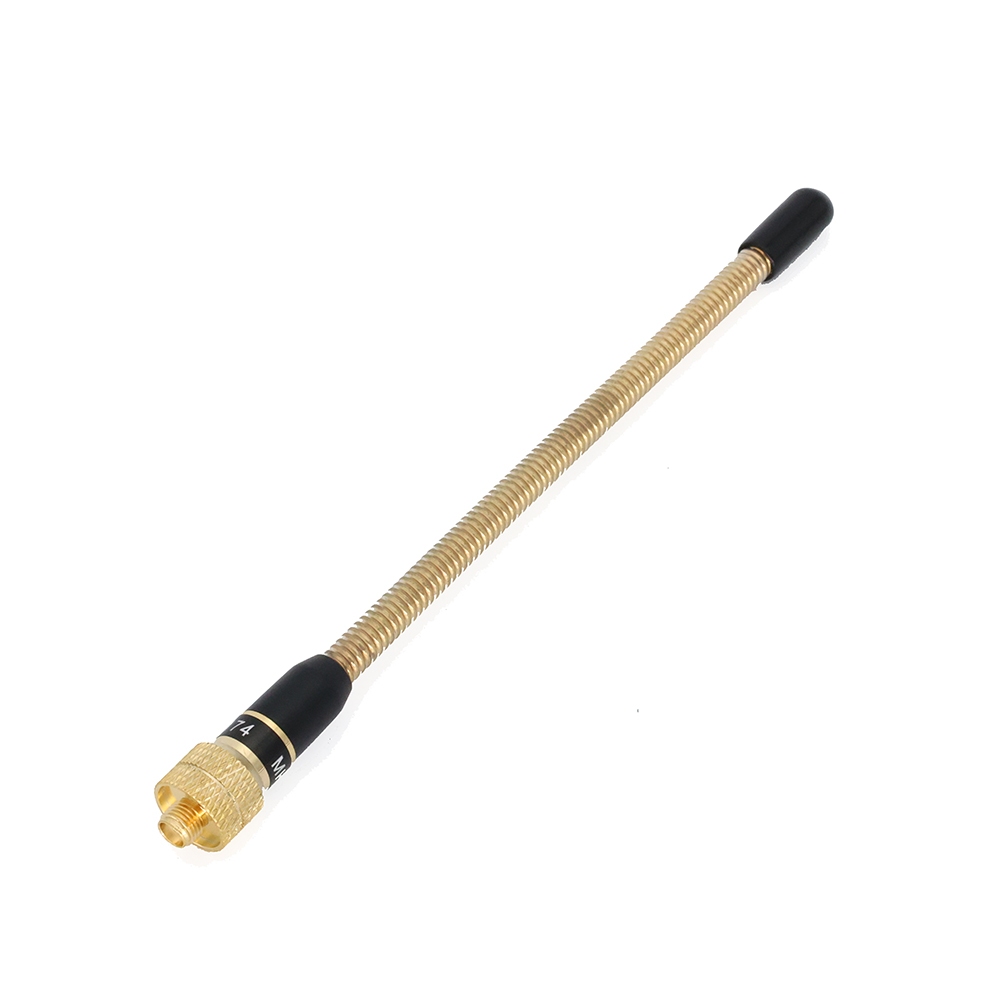 เสาอากาศวิทยุสื่อสาร SMA-FeMale VHF 136-174Mhz โลหะ สีทอง สําหรับ BAOFENG UV-5R