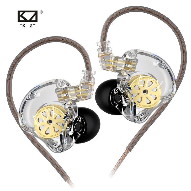 Kz EDX Lite หูฟังแบบไดนามิก HIFI Bass หูฟัง In Ear Monitor หูฟังเสียงรบกวน Cancelling ชุดหูฟัง