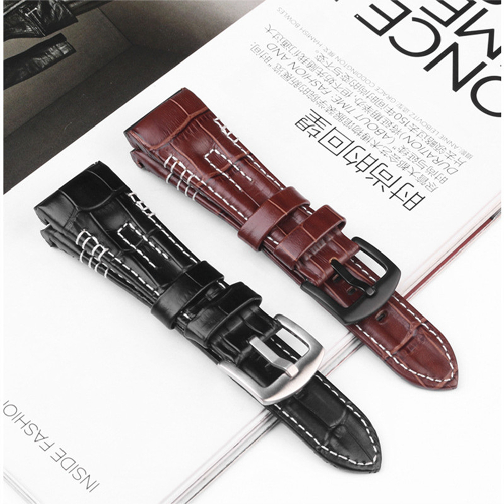 สายนาฬิกาข้อมือหนัง พรีเมี่ยม สําหรับ Seiko VELATURA SRH series SRH013 SPC007J1