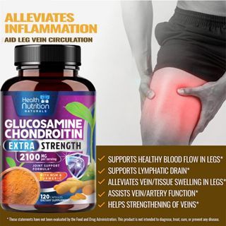 Glucosamine chondroitin อาหารเสริม turmeric capsules