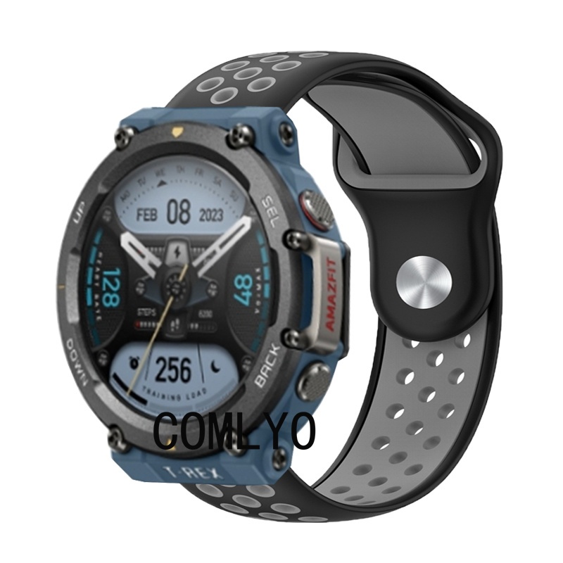สําหรับ Amazfit T-rex 2 Limited Edition สายนาฬิกาสมาร์ทวอทช์ ซิลิโคน สายรุ้ง นิ่ม สายกีฬา