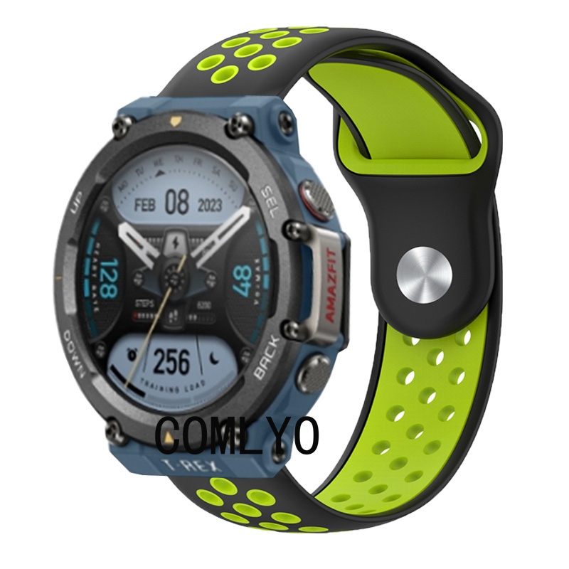 สําหรับ Amazfit T-rex 2 Limited Edition สายนาฬิกาสมาร์ทวอทช์ ซิลิโคน สายรุ้ง นิ่ม สายกีฬา