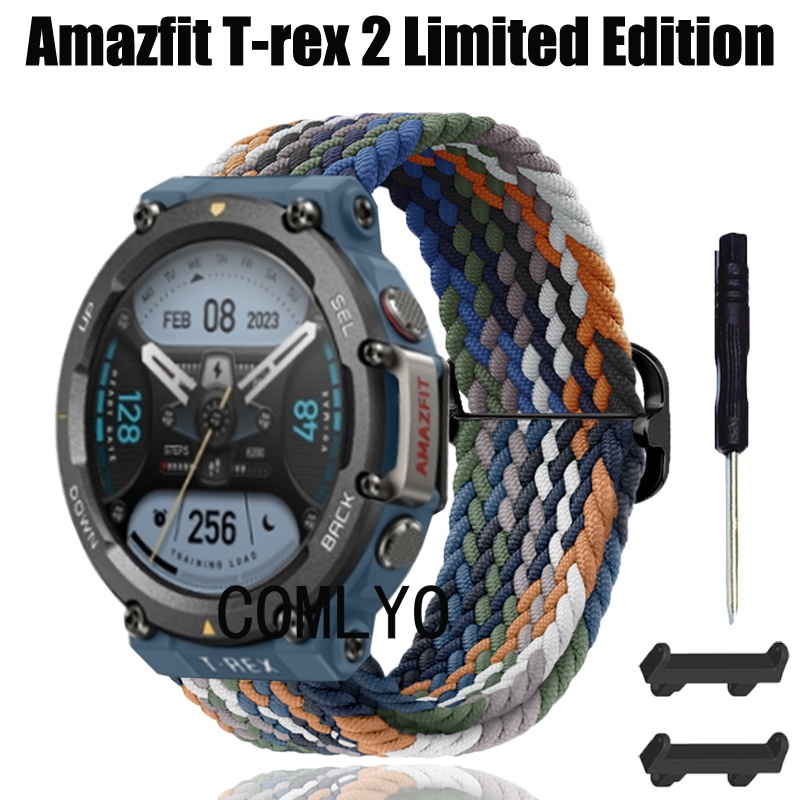 สําหรับ Amazfit T-rex 2 Limited Edition สายนาฬิกาสมาร์ทวอทช์ ไนลอน ยืดหยุ่น นุ่ม สายกีฬา