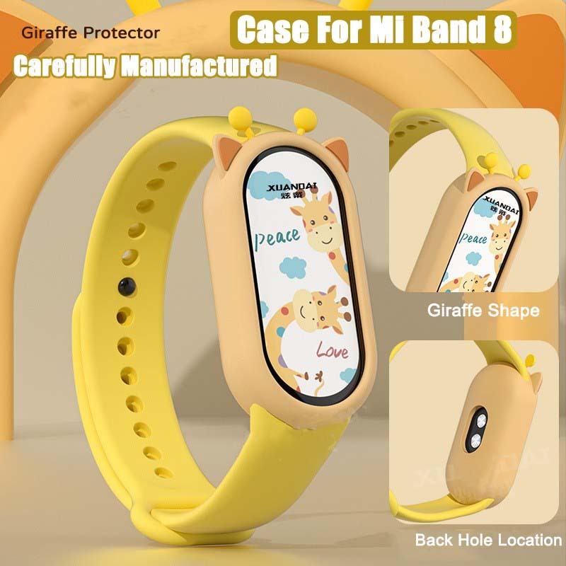 เคสซิลิโคนนิ่ม ลายการ์ตูนแมวน่ารัก สําหรับ Xiaomi Mi Band 8 Xiaomi Mi Band8