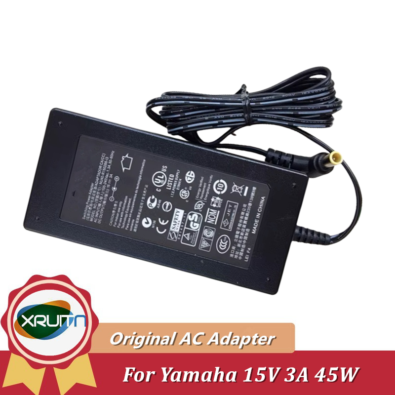 15V 3A NU40-R150266-13 AC Adapter Charger 15V 2.56A สําหรับ YAMAHA THR5 THR10 กีตาร์ไฟฟ้าเบสแหล่งจ่า