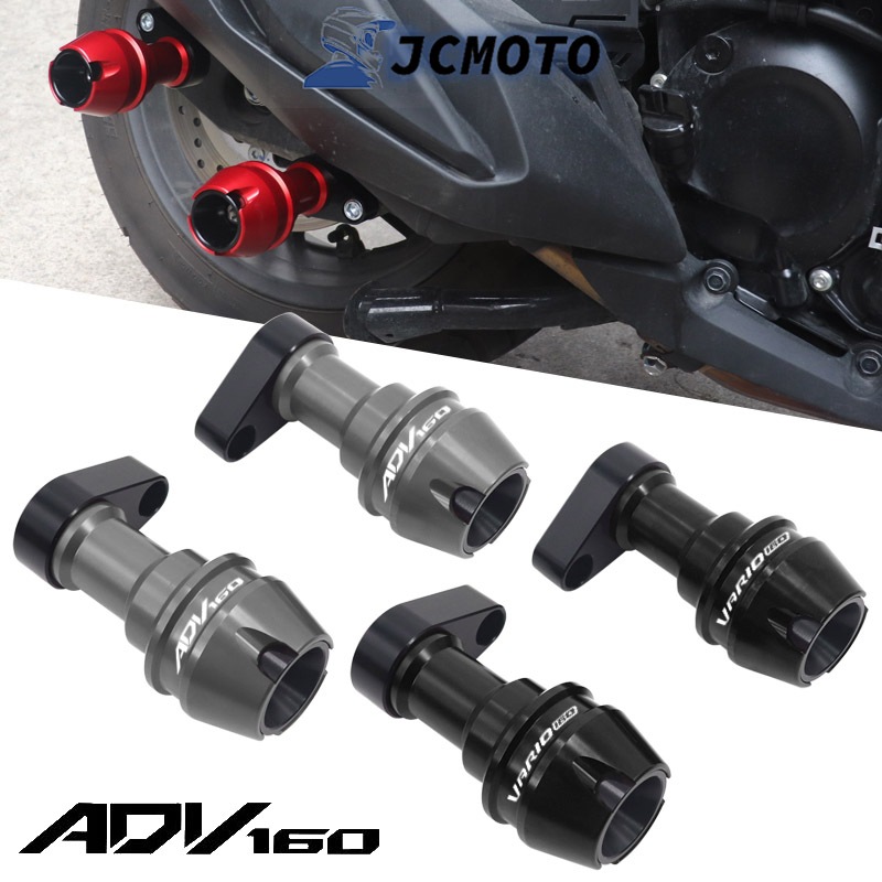 สําหรับHonda ADV 160 2022 2023 2024 2025 VARIO160 อุปกรณ์เสริมรถจักรยานยนต์ด้านหน้าด้านหลังล้อเพลาส้อมCrash Slidersป้องกันการล่มสลาย