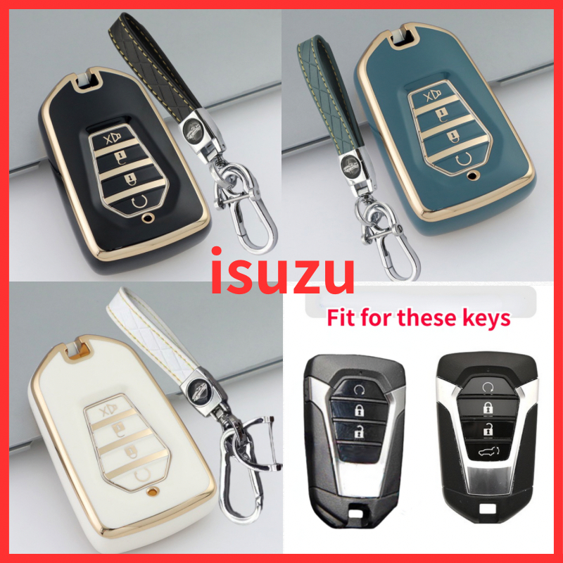 【ส่งจากไทย】ISUZU Mu-x Series DMAX D-Max X-Terrain Driver TPU เคสรีโมทรถยนต์ สําหรับ