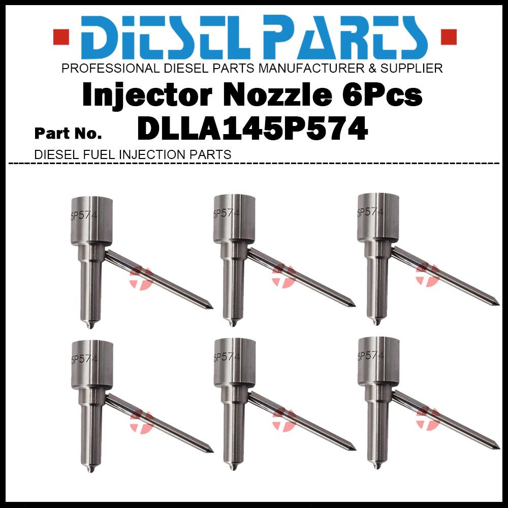 6x เคล็ดลับหัวฉีดหัวฉีดน้ํามันเชื้อเพลิงดีเซล 0433171435 DLLA145P574 สําหรับ Cummins 4BT 6BT 3932123