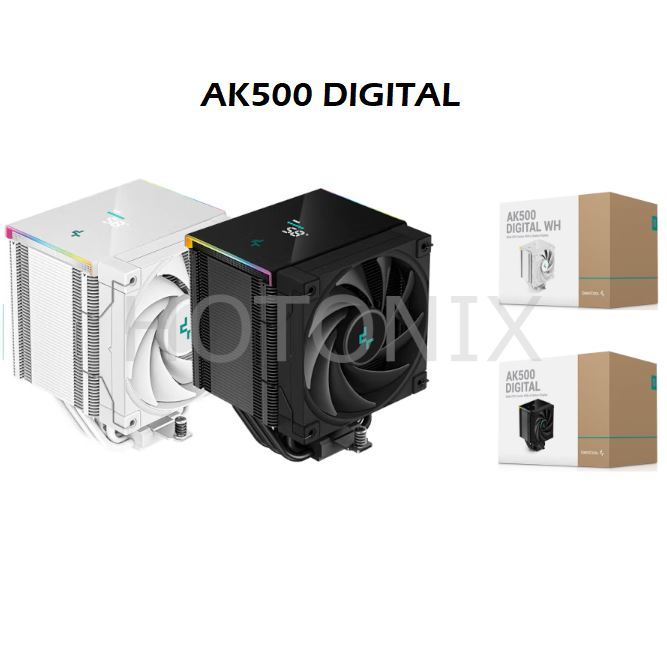 Deepcool AK500 เครื่องทําความเย็น CPU ดิจิทัล 5 ท่อ 240W สําหรับ LGA1700 1200 115x AM5 AM4