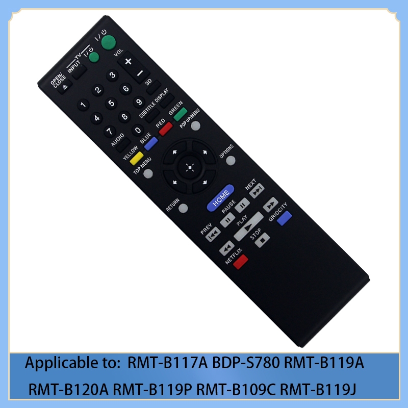 RMT-B117A รีโมทคอนโทรลใช้งานร่วมกับ Sony DVD BDP-S780 RMT-B119A RMT-B120A RMT-B119P RMT-B109C RMT-B1