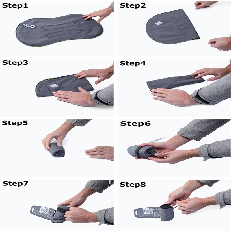 Naturehike Inflatable หมอนแบบพกพา TPU Polyseter Inflatable Camping หมอน Mini Travel Air หมอนรองคอสําหรับ Sleeping Rest ผ่อนคลาย CNK2350JJ012/NH17T013-Z ราคา ถูกที่สุด ดีลบีเคเค แกลเลอรีภาพที่ 9