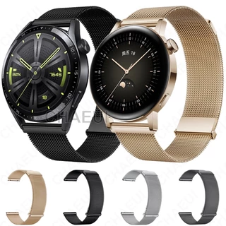 สายโลหะอุปกรณ์เสริมสร้อยข้อมือสแตนเลสสําหรับ Huawei Watch GT4 GT5 GT6 46mm GT3 SE GT2 Pro GT4 41mm 43mm GT2e