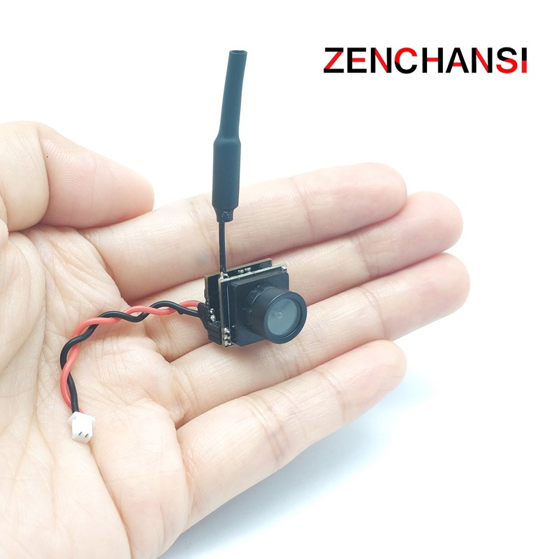 กล้องส่งสัญญาณ MINI 5.8G FPV 48CH 25mW VTX-CAM พร้อมกล้อง 600TVL 120 องศา สําหรับโดรนบังคับ