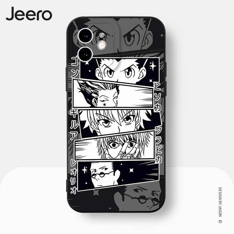 JEERO เคสไอโฟน เคสซิลิโคนนุ่มกันกระแทกการ์ตูนอนิเมะตลก เคสโทรศัพท์ Compatible for iPhone 16 15 14 13 12 11 Pro Max SE 2020 X XR XS 8 7 Plus พลัส XYAB215