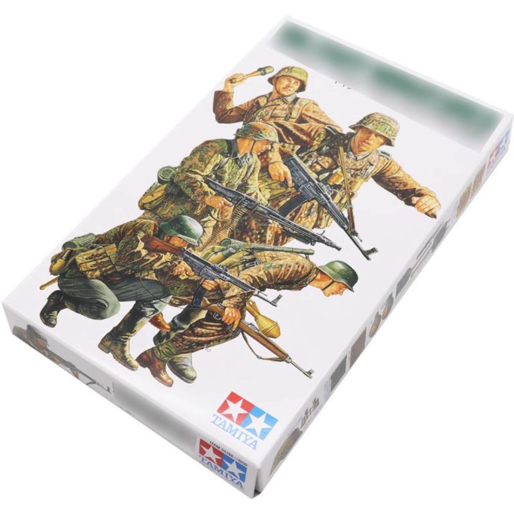 TAMIYA รุ่น 1/35 SCALE รุ่นทหาร 35196 เยอรมัน Front-Line Infantrymen ชุดโมเดลพลา