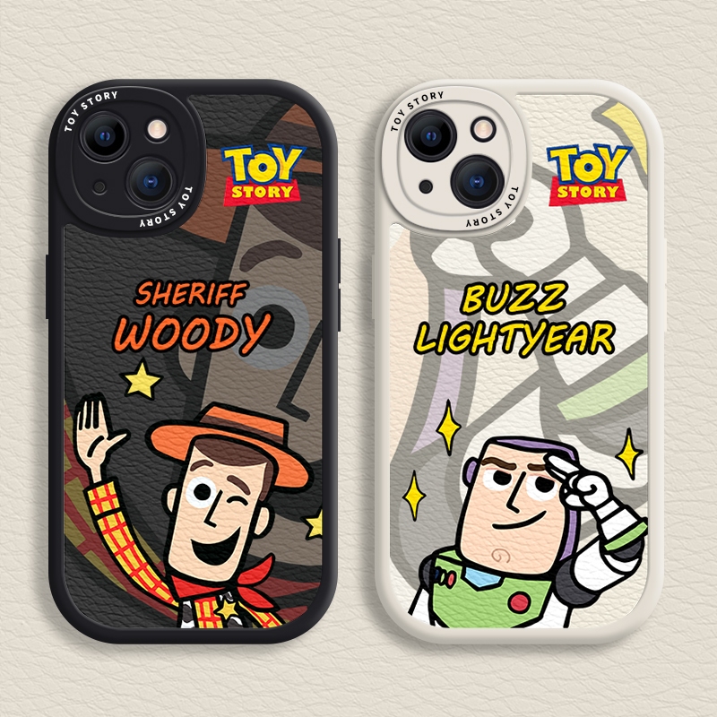 เคสโทรศัพท์มือถือแบบนิ่ม ลาย Woody & Bass Lightyear สําหรับ iPhone 14 13 12 11 Promax 6 7 8 Plus X XR Xs Max