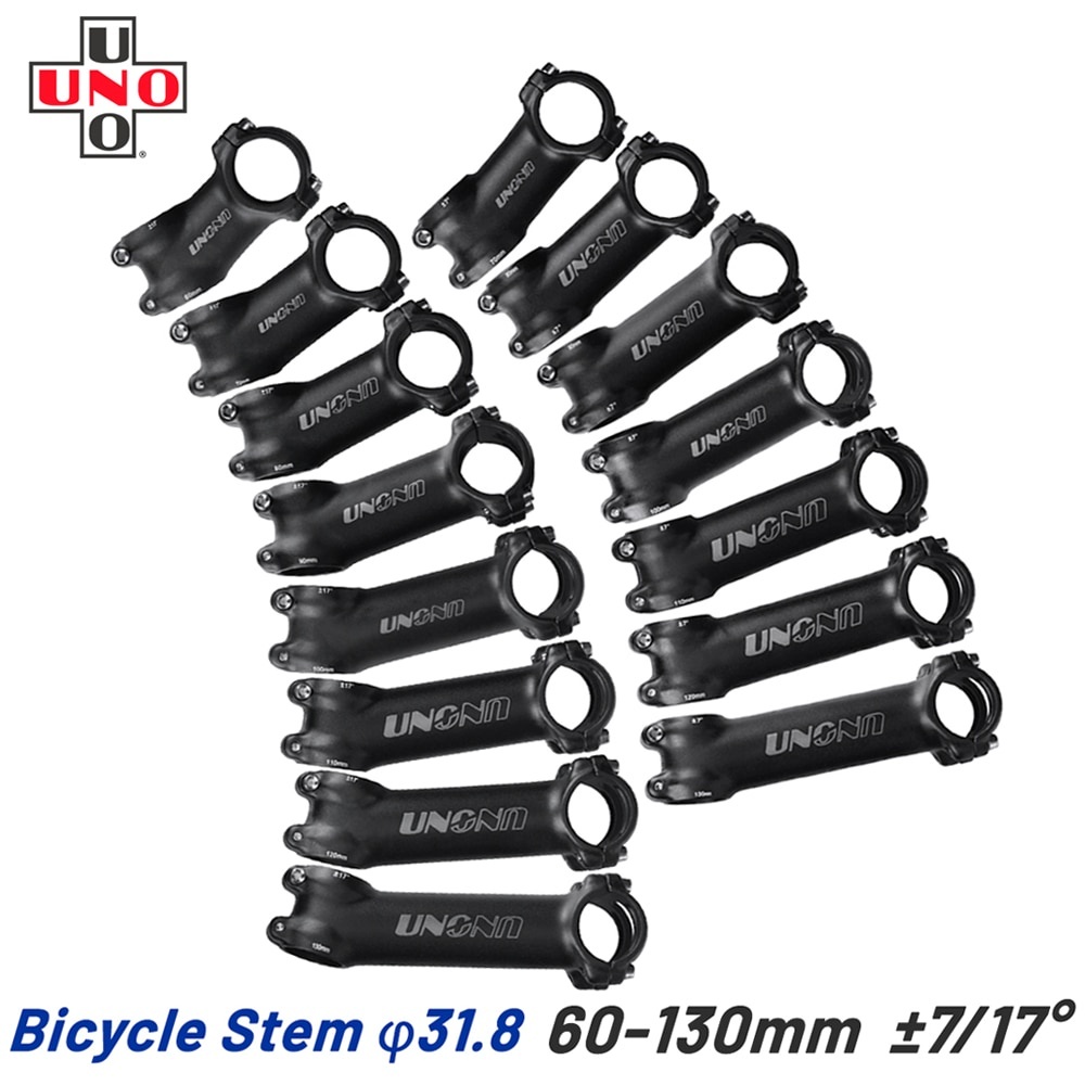 Uno Stem 7/17/25/35 องศาจักรยานเสือภูเขาHandlebar Stemสําหรับ28.6มม.ส้อมด้านหน้าและ 31.8มม.Handlebars
