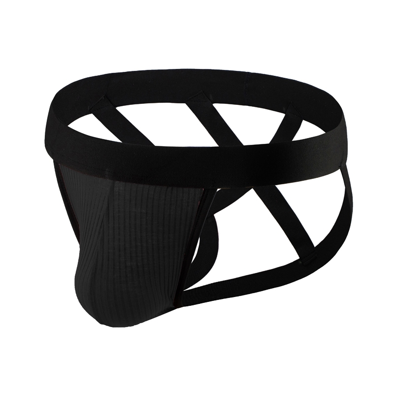 กางเกงในชายชุดชั้นในตาข่าย Qucik-dry สบาย Thong Underpants Soft Jockstrap U Pouch