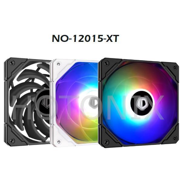 Id-cooling NO-12015-XT พัดลมระบายความร้อน PWM ARGB แบบบางพิเศษ 120 มม. สําหรับเคส PC